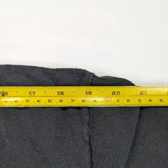 Tommy Hilfiger Denim Spellout logo Longsleeve Crew neck T-shirt Black Men's L - Picture 8 of 10